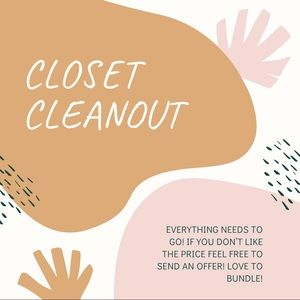CLOSET CLEAROUT!